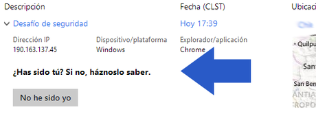 Como saber si alguien inicia sesion en mi correo Outlook