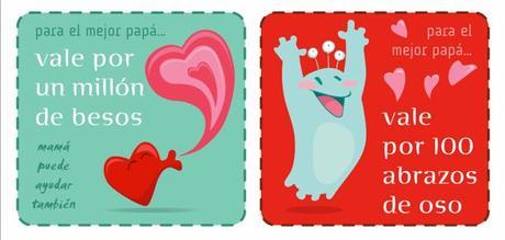 Vales e imprimibles para el día del padre