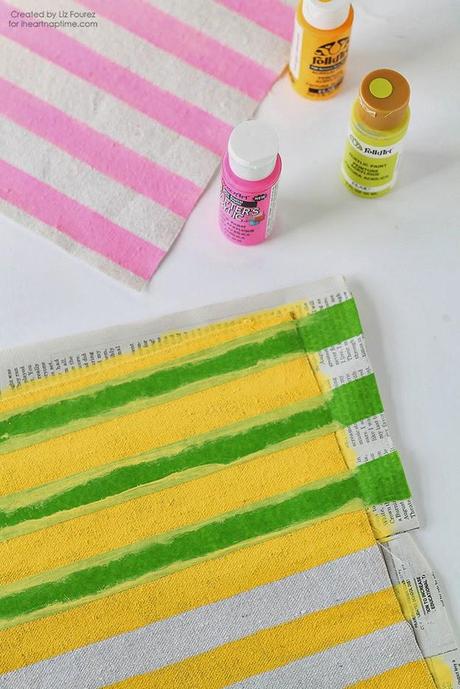 Jarrones de tela para recibir a la primavera - DIY