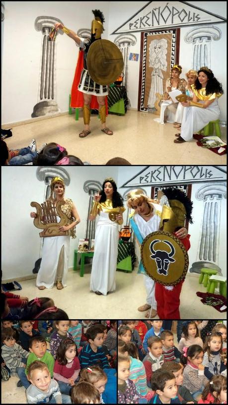 MUSAS Y HÉROES GRIEGOS NOS VISITAN