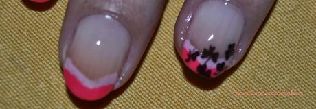 Manicura time ~ Doble manicura francesa en color.