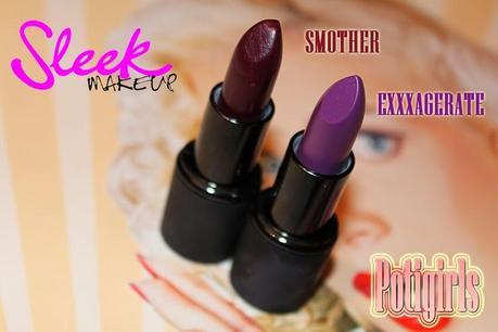 LABIALES DE SLEEK: SMOTHER Y EXXXAGERATE + ANÁLISIS DE INGREDIENTES LABIALES DE SLEEK: SMOTHER Y EXXXAGERATE + ANÁLISIS DE INGREDIENTES