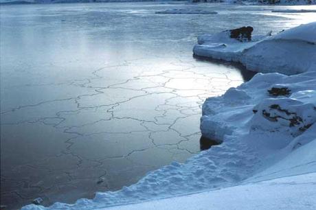 hielo marino en la Antártida