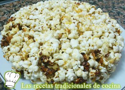 Receta de Palomitas dulces caseras