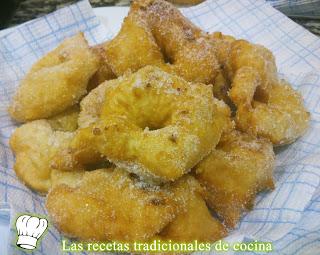 Receta de los Buñuelos de viento