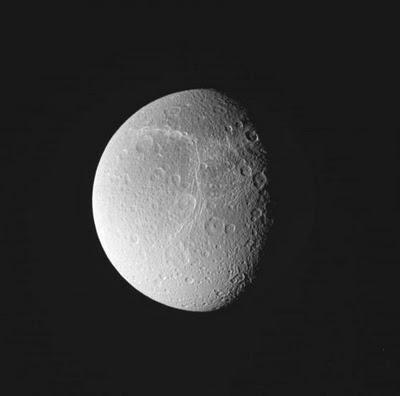 Cuarteto de Lunas, imágenes de Saturno