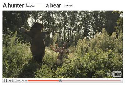 Dispara al oso, genial campaña interactiva de Tipp-Ex