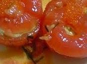 Tomate relleno paté caballa