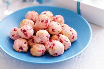 Bolitas de coco para Navidad