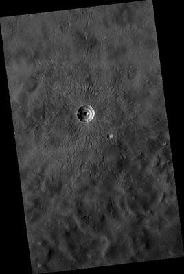 Cráter de impacto ojo de buey. Últimas fotografías desde Marte