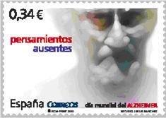 España: Correos emite un sello que conmemora el Día Mundial del Alzheimer