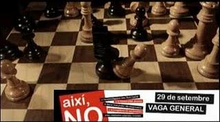 CCOO  utiliza ajedrez para llamar huelga 29s