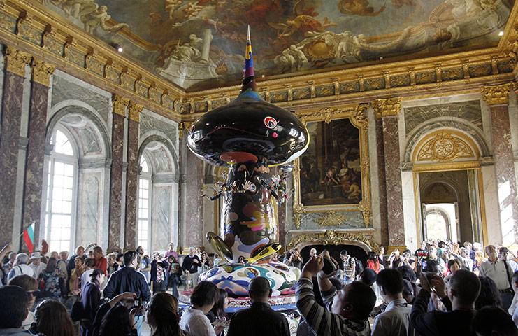 Exposición de Takashi Murakami en el palacio de Versalles