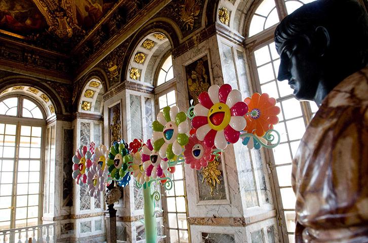 Exposición de Takashi Murakami en el palacio de Versalles