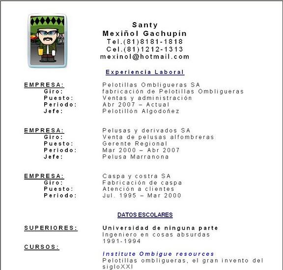 Buscando chamba (el ridiculum)