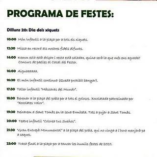 Orcheta. Fiestas Patronales de San Nazario y Santo Tomás de Villanueva 2010