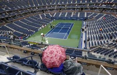 US Open: La lluvia obligó a postergar la jornada y le dio suspenso a la final