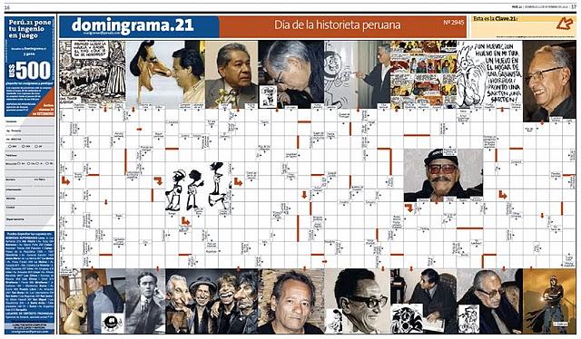 Una vida de dibujo y entretenimiento, El Día de la Historieta Peruana en los medios