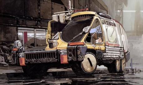 Syd Mead – Arte conceptual para Blade Runner Syd Mead – Arte conceptual para Blade Runner
