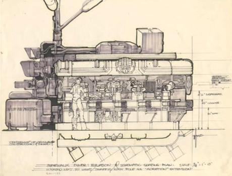 Syd Mead – Arte conceptual para Blade Runner