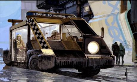 Syd Mead – Arte conceptual para Blade Runner Syd Mead – Arte conceptual para Blade Runner