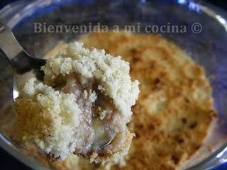 Crumblé de plátano