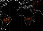 Mapa incendios mundo durante agosto-2010