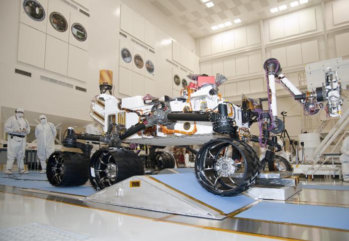 La NASA prueba sobre rampas al próximo rover con destino a Marte