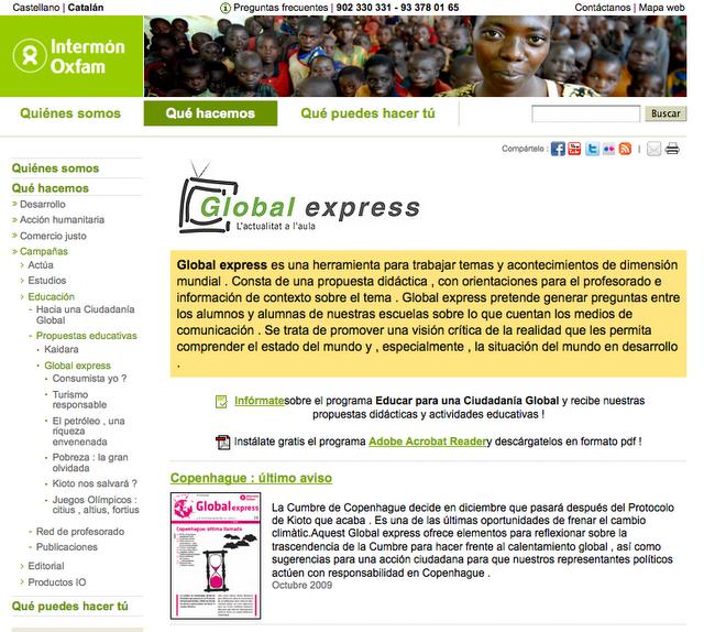 Global express: la actualidad llevada al aula