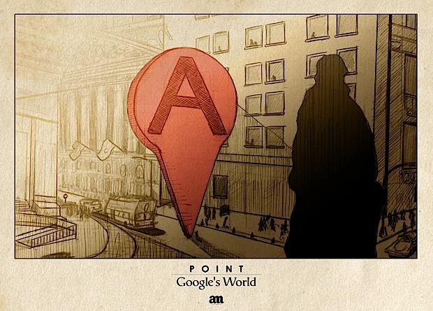 Illustracion del mundo de Google