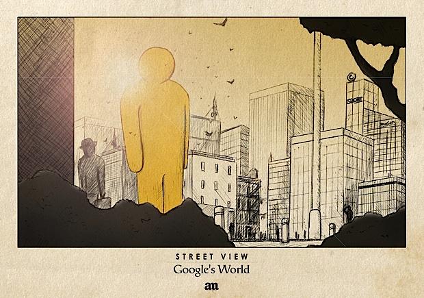 Illustracion del mundo de Google