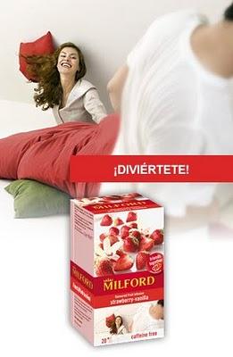 Infusiones frías. Muy rosa y muy sexy. Fresa y vainilla.