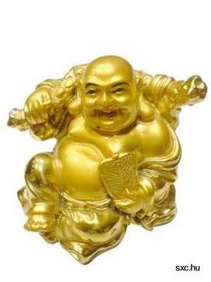 Buda dorado de feng Shui