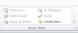 Procesa más rápido tu correo con los Quick Steps de Outlook 2010