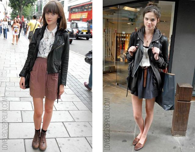 Streetstyle: perfecto de cuero