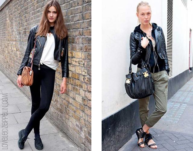 Streetstyle: perfecto de cuero