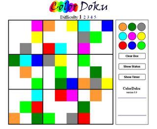 Colordoku y pizzadoku