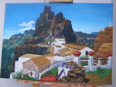 Pinturas de una artista cubana viviendo en Gran Canaria