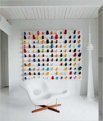 Decorar con carretetes de hilos