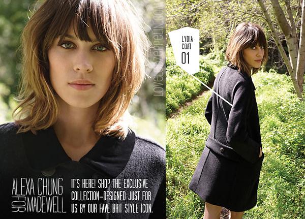 La colección de Alexa Chung para Madewell otoño-invierno 2010/2011