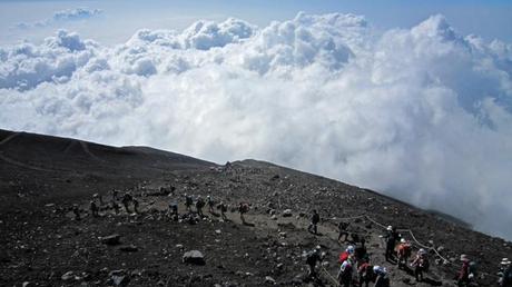 Subida al monte Fuji