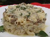 Codillos crema champiñones