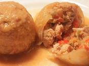 Cebollas rellenas bonito