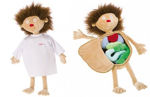 Peluche Erwin, el pequeño paciente