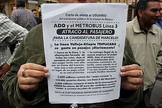 Transportistas denuncian amenazas del GDF; saldrán a marchar este martes en el informe de Ebrard