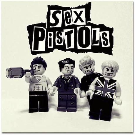 20 grupos de música retratados en clave de Lego