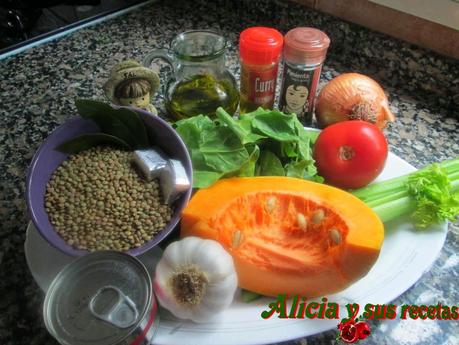 LENTEJAS VEGETALES CON CURRY