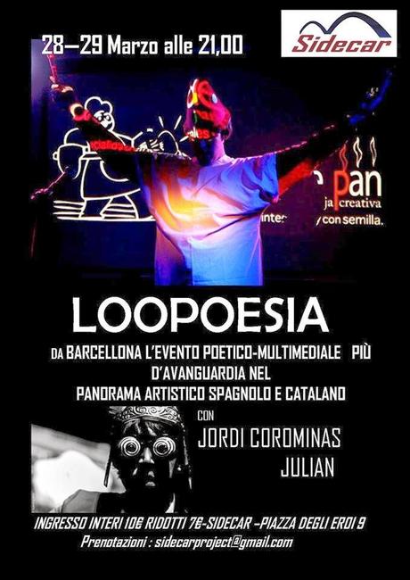 Viernes 28 y sábado 29 de marzo: Loopoesía en Roma