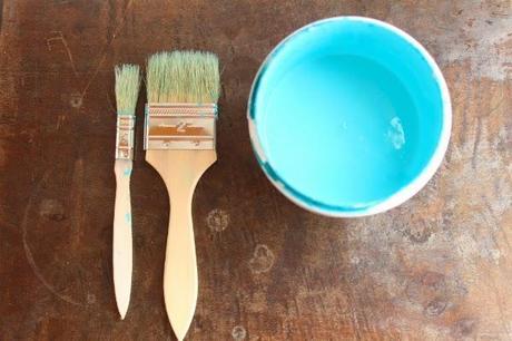 Deco post: DIY cómo pintar en turquesa