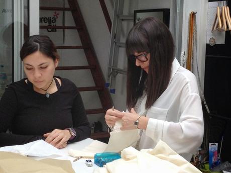 En el taller de Aurelia Gil